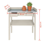 ZNTS Esschert Design Garden Work Bench White CF29W 404624