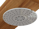 Outdoor Shower 210.5 cm Solid Acacia Wood and Stainless Steel 903122