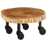 Coffee Table Solid Acacia Wood 60x55x25 cm 244950