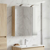 Bathroom Mirror Cabinet Sonoma Oak 60 x 14.5 x 70 cm 889065