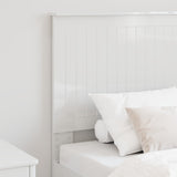 Headboard with Headboard Gloss White 80 cm Engineered wood 887818