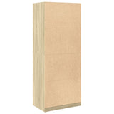 Wardrobe Sonoma Oak 80x50x200 cm Engineered Wood 3307758
