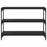 Book Cabinet Black oak 100 x 33 x 70.5 cm Engineered wood 881116