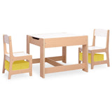 Children's Table with 2 Chairs MDF 80284