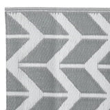 Outdoor Carpet ARAKIL Grey 190x290 cm PP 368544