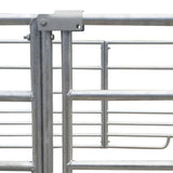 4-Panel Sheep Pen Galvanised Steel 183 x 183 x 92 cm 141815