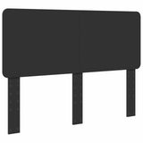 Bed Frame with Headboard Black 140 x 190 cm Engineered Wood 3412784