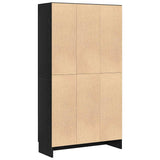 Book Cabinet Black Oak 82.5 x 30.5 x 150 cm Engineered Wood 3329275
