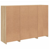 Sideboards with LED Lights 3 pcs Sonoma Oak Engineered Wood 3209109