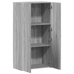 ZNTS File Cabinet Grey Sonoma 60x32x115 cm Engineered Wood 840777