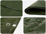 Tarpaulin with Eyelets Green 6 x 8 m 180 gsm PE 42039361