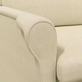 Armchair Cream 76 x 94 x 102 cm Fabric 42009846