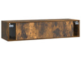Wall-Mounted TV Cabinet Wall-mounted Smoked Oak 98 x 31 x 30 cm 898220