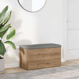 Storage Bench Artisan Oak 82x42x45 cm Engineered Wood 857618