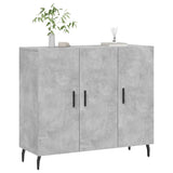 Sideboard Concrete Grey 90x34x80 cm Engineered Wood 828128