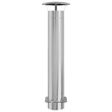 Chimney Extension Silver 35 x 35 x 132 cm Stainless steel 42008454