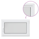 Tilt & Turn Basement Window RISOR 100 x 70 cm PVC and Glass 42047211