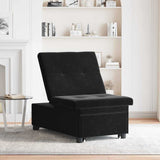 Sofa Bed Black 194 x 67 x 82 cm Velvet 42008600