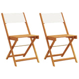 Bistro Chair Set of 2 Cream white 367681
