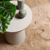 Shaggy Rug High Pile NAVARRA Beige 200x200 cm Polyester 4102877