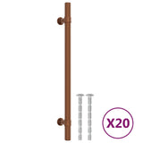 Cabinet Handles 20 pcs Bronze 192 mm Stainless Steel 3203703