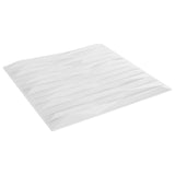 Wall Panels 24 pcs White Stone 50 x 50 cm XPS Foam 42046045