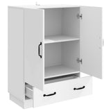 Sideboard with Drawer White 66 x 34.5 x 92 cm Engineered Wood 895355