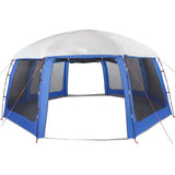 ZNTS Pool Tent with Removable Fly & Mesh Walls Azure Blue 690x690 cm 4100640