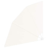 Balcony Privacy Screen 160 x 160 cm Polyester Cream 42000945