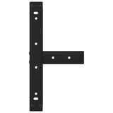 Coffee Table Legs T-Shaped 2 pcs Black 40x25x cm Steel 4013004