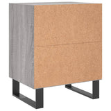 Bedside Cabinets 2 pcs Grey Sonoma 40x30x50 cm Engineered Wood 826809