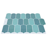 Feather Tile 20 pcs Blue 30 x 30 cm Polyurethane and PET 42046208