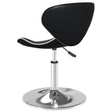 Bar Stool Black Faux Leather 335110