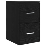 Bathroom Cabinet Set 3 pcs Black Oak 49.5 x 35 x 63 cm 3405796