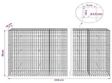 Gabion with 3.5 mm Wire and 5x5 cm Mesh 650x30x150 cm 3462271