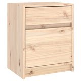 Bedside Cabinets 2 pcs 40x31x50 cm Solid Pinewood 808124