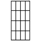 Walk-in Shower Screen Frosted Tempered Glass 80x195 cm 145684