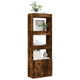 Highboard Smoked Oak 63x33x180 cm Engineered Wood 3309604