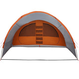 Tunnel Tent 8-Person Grey and Orange 710 x 460 x 245 cm 42004004