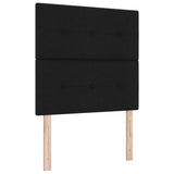 ZNTS Bed Frame Black 120x200 cm Fabric 3344720