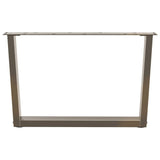 Coffee Table Legs V-Shape 2 pcs Natural Steel 70x cm Steel 4012639