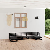 7 Piece Garden Lounge Set Solid Pinewood 3076078