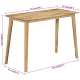 Dining Table 112x52x76 cm Solid Wood Mango 354993