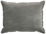 Cushion Cover 6 pcs HOUTEN Dark Grey 55 x 55 cm Chenille Fabric 920454
