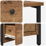 Bedside Cabinet Old wood 30 x 60 x 60 cm Engineered wood 871271