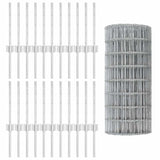 Fence and Post Silver 0.4 x 50 m Steel 3336210