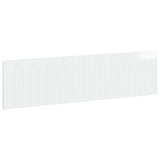 Wall-Mounted Headboard ALKMAAR High Gloss White Engineered Wood 896269