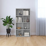 Book Cabinet/Sideboard Grey Sonoma 66x30x130 cm Engineered Wood 815250