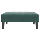 Footstool Dark Green 77x55x31 cm Velvet 4007386