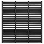 Fence Panel WPC 180x180 cm Black 318111